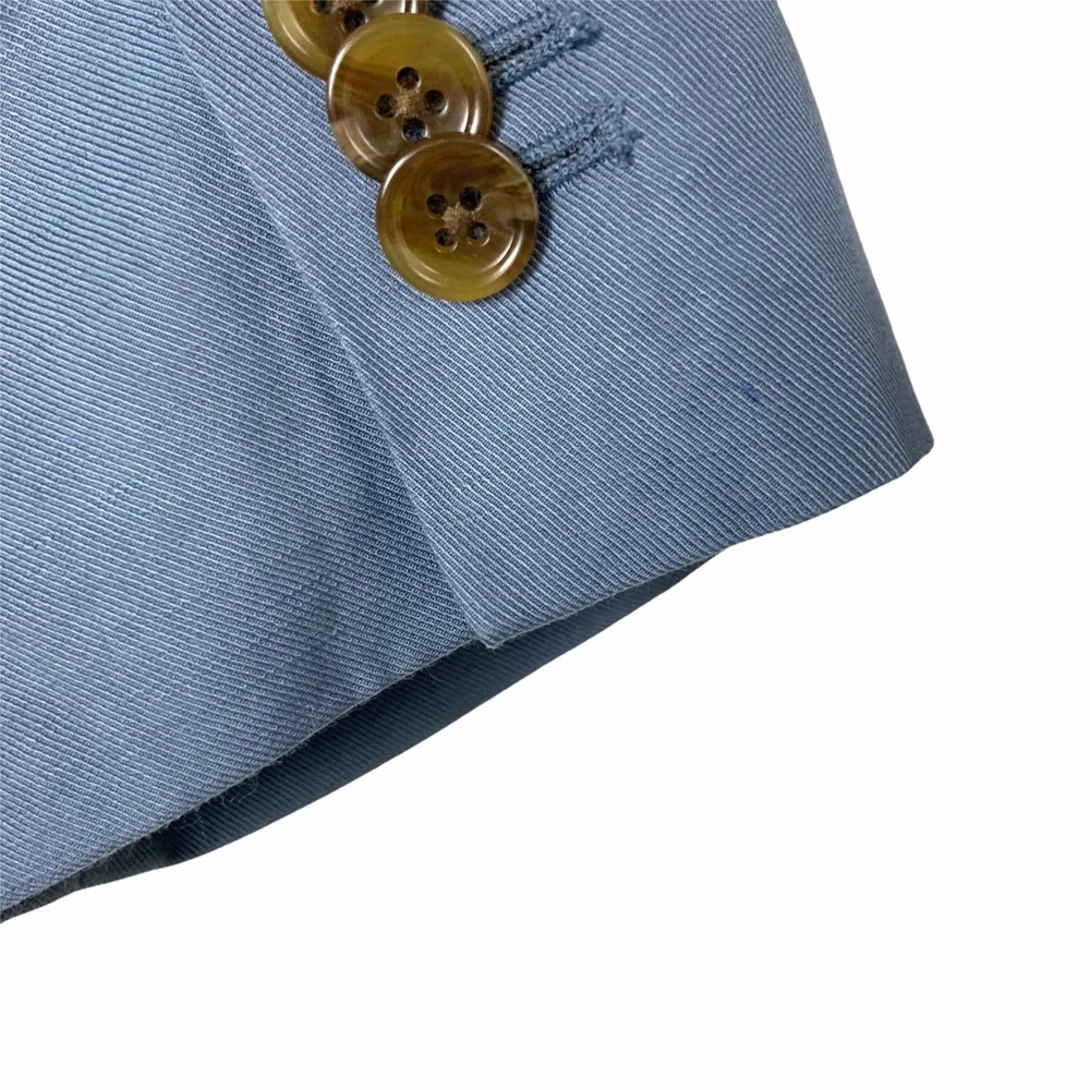 Everlane The Cotton-Linen Blazer Size 8 Blue - Picture 7 of 12